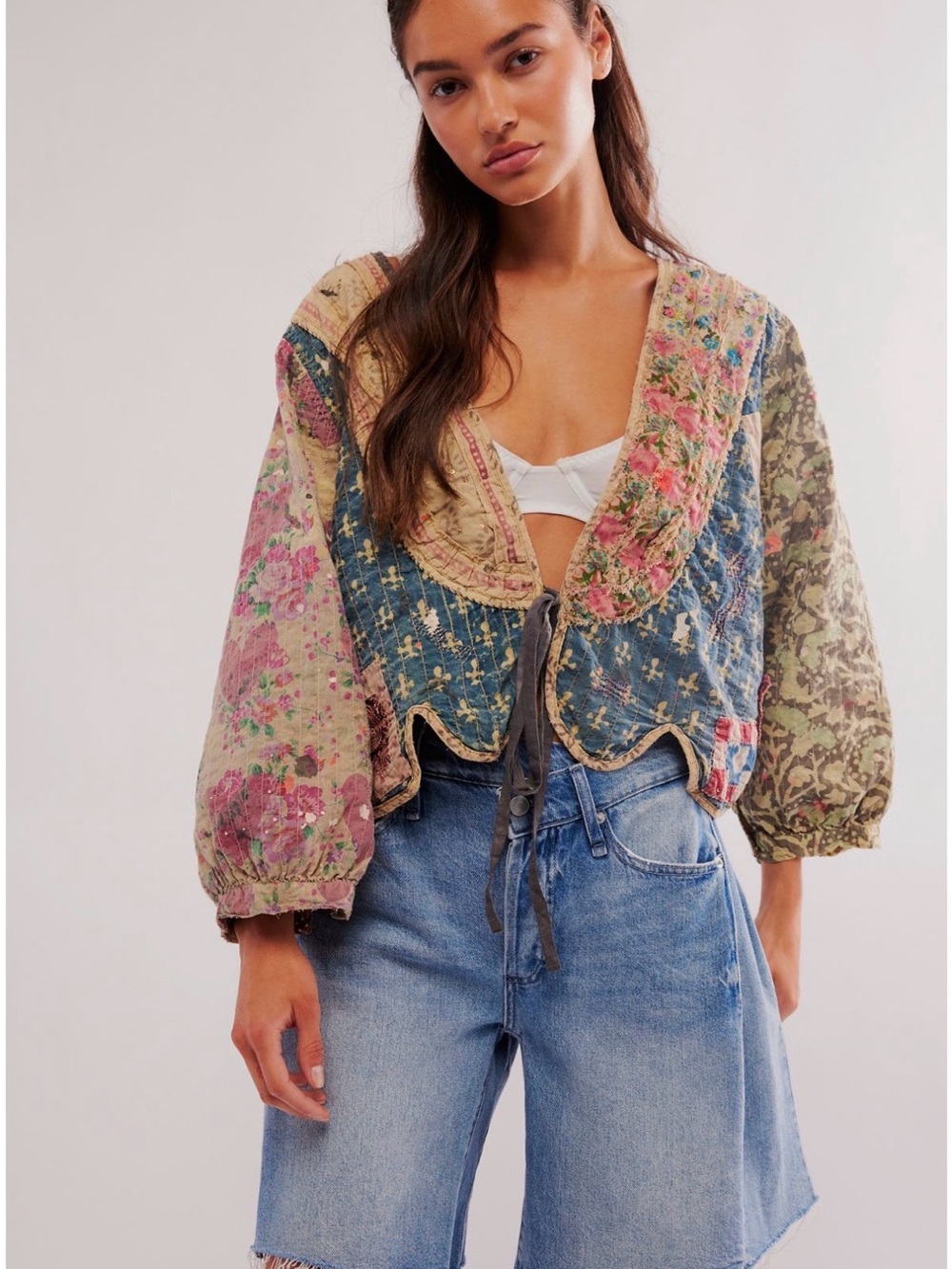 Magnolia Pearl Kalamkari Andhra Jacket msrp$650